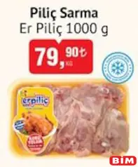 ERPİLİÇ PİLİÇ SARMA 1000 G fiyat ve kampanya bilgisi